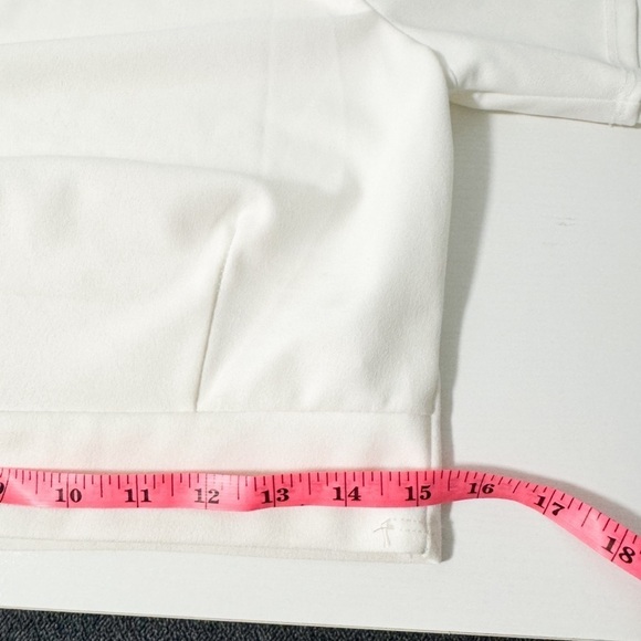 Windsor Crop top flowy sleeve off white top |  Large - Picture 8 of 9